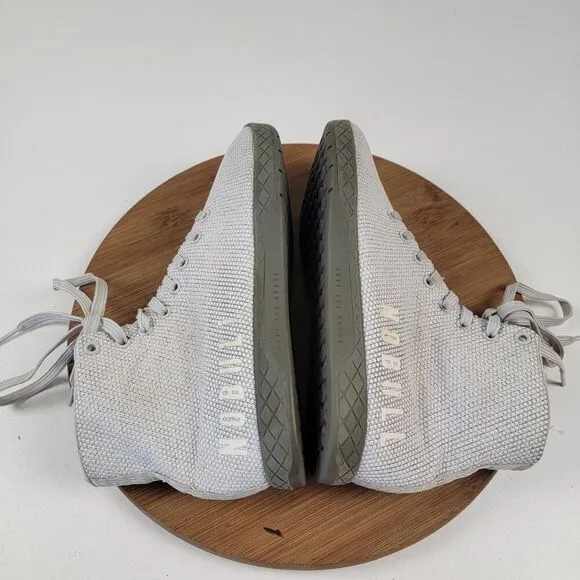 NoBull Gray High Top Trainer Sneakers Crossfit Shoes US Size 8 Men / 9.5 Womens