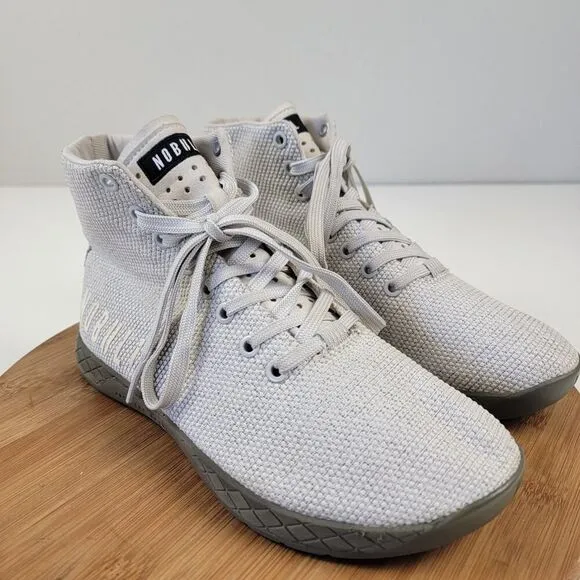 NoBull Gray High Top Trainer Sneakers Crossfit Shoes US Size 8 Men / 9.5 Womens