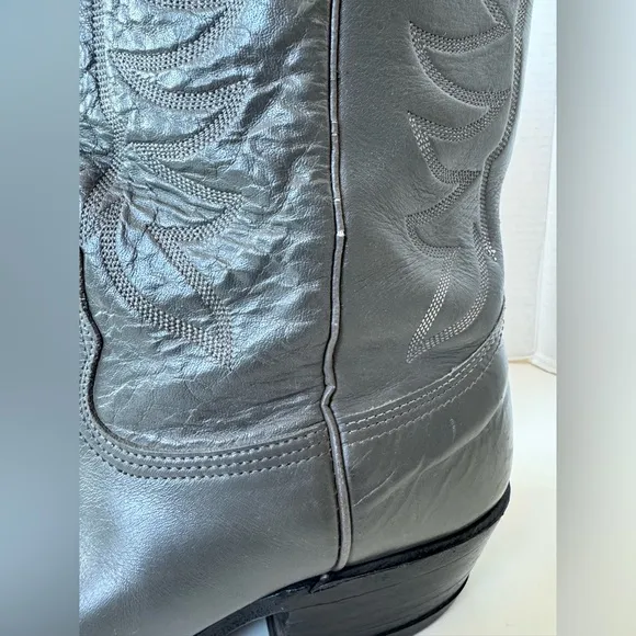 Nocona Boots Gray Leather Western Boots men’s size 10