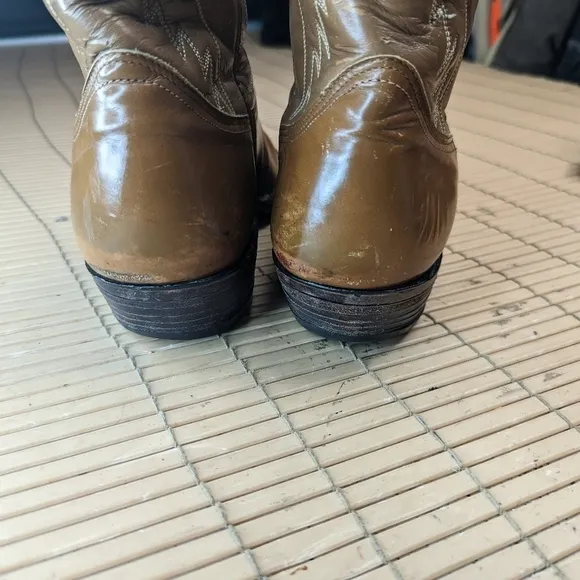 Nocona boots men's Western Boots 5002 sz 8.5D brown leather