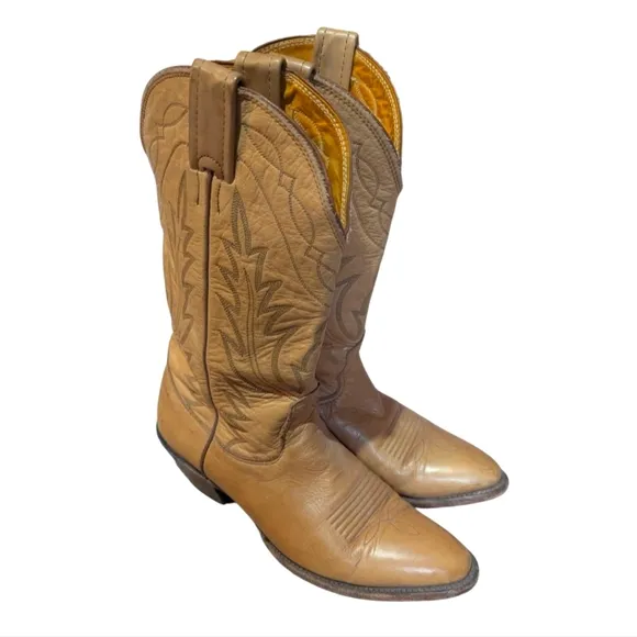 Nocona Western Boots 6.5 84322 Soft Leather Cowboy Rodeo