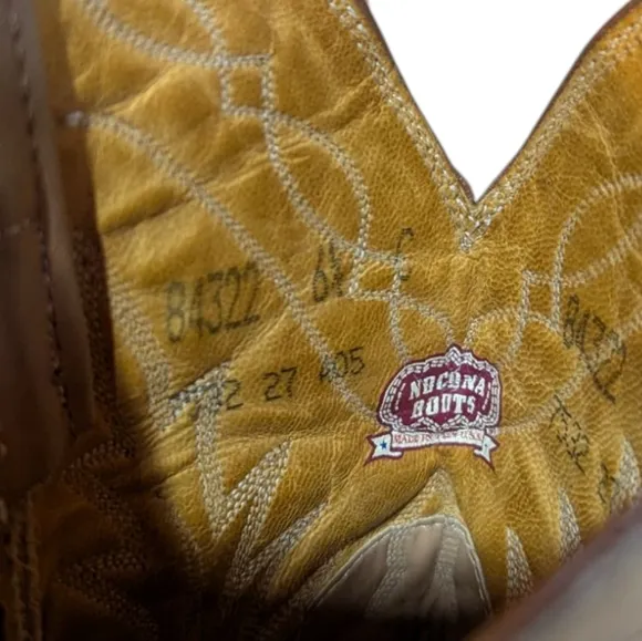 Nocona Western Boots 6.5 84322 Soft Leather Cowboy Rodeo