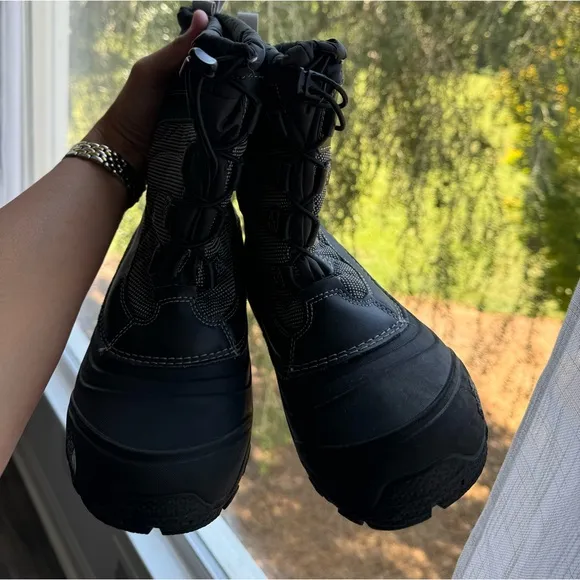 north face thermoball boots waterproof snow black 6