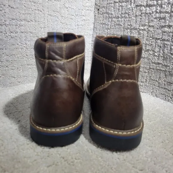 Nunn Bush Pasadena Men's Size 11W US Brown Leather Cap Chukka Boots 84832 200