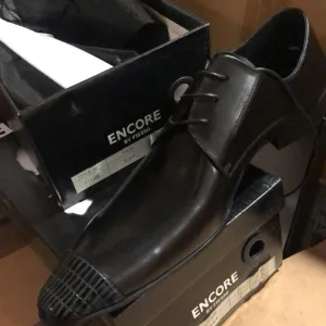 NWB Encore Fiesso BLACK Snake Leather Shoes FI3105