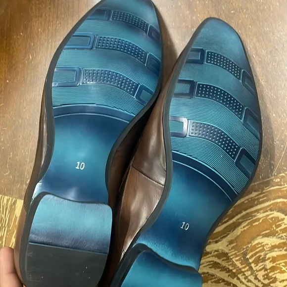 NWB Encore Fiesso Calf Leather Loafer Shoes FI6629