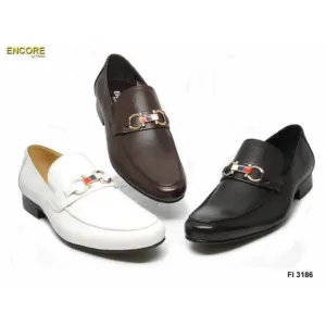 NWB FIESSO BLACK GENUINE Leather Shoe FI3186