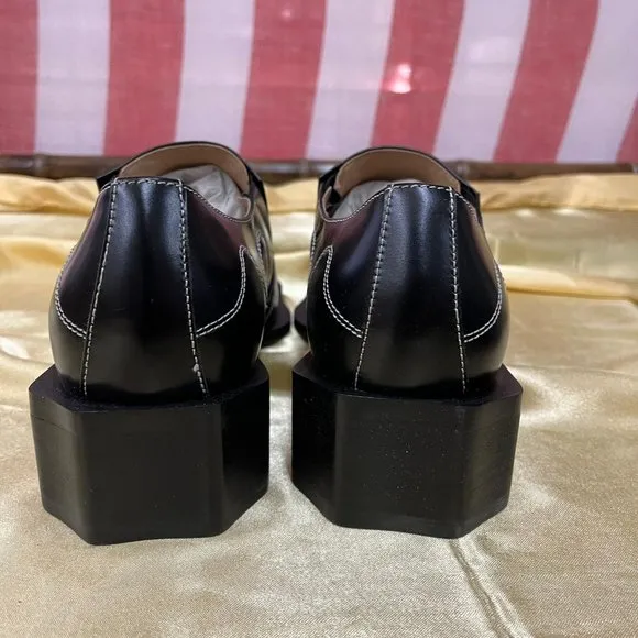 NWB Moda Max genuine leather dress shoes loafer wedding formal MF804-3