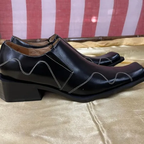 NWB Moda Max genuine leather dress shoes loafer wedding formal MF804-3