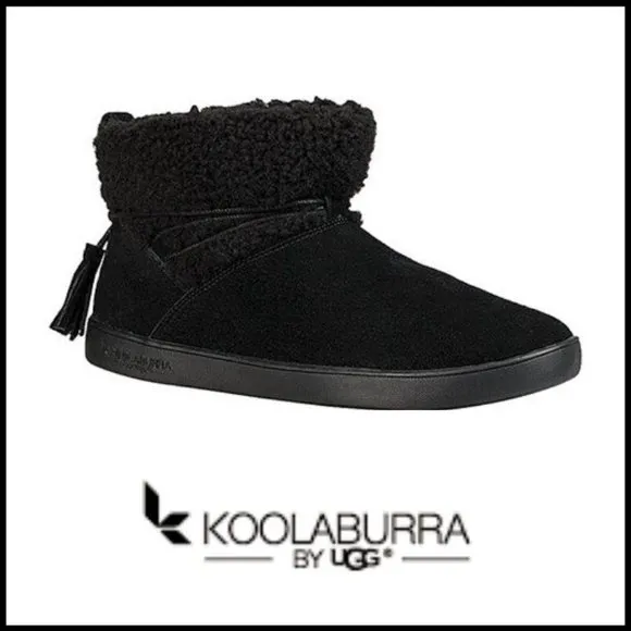 NWOB KOOLABURRA UGG Isana Faux Fur-Lined Suede Boot, Size Women's 11