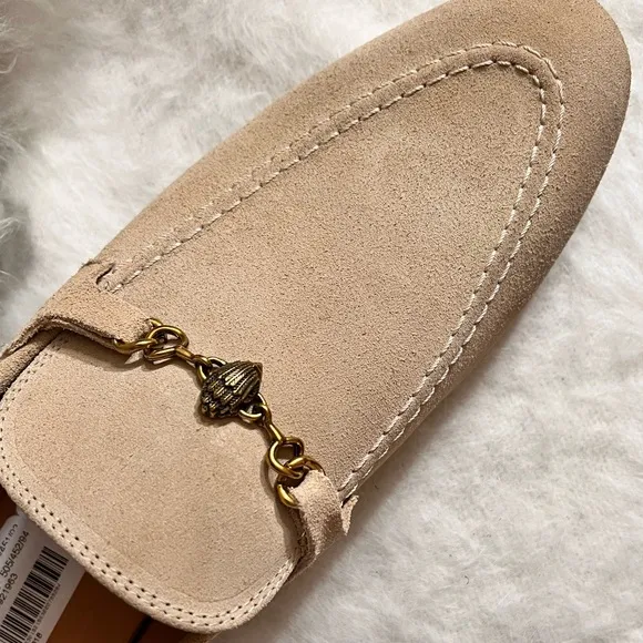 NWOB $ Kurt Geiger Ali Slip-on Suede Loaders - 46