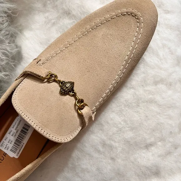 NWOB $ Kurt Geiger Ali Slip-on Suede Loaders - 46