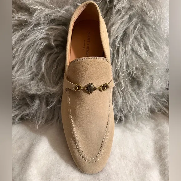 NWOB $ Kurt Geiger Ali Slip-on Suede Loaders - 46