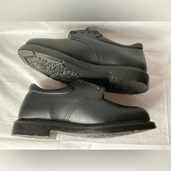 NWOB Mens Red Wing Shoes 107 Black Oxford Supersole Made In USA Size 11H