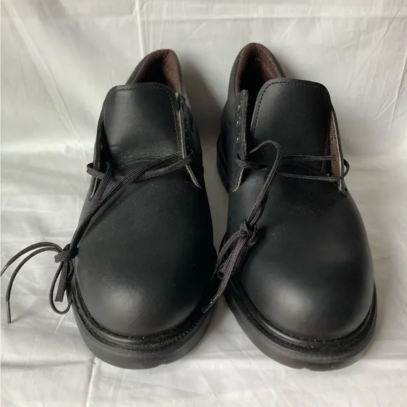 NWOB Mens Red Wing Shoes 107 Black Oxford Supersole Made In USA Size 11H