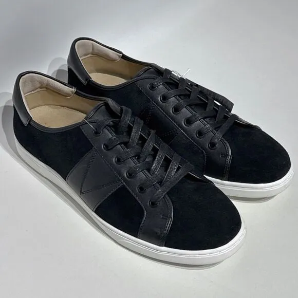 NWOB Vionic Men's Jerome Black Suede Casual Lace Up Sneakers Arch Support Sz. 11