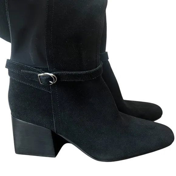 NWOT Blondo Waterproof Twyla Black Suede Boots – 9.5M