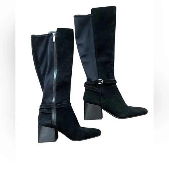 NWOT Blondo Waterproof Twyla Black Suede Boots – 9.5M