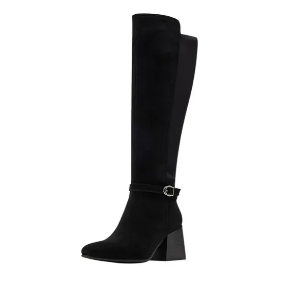 NWOT Blondo Waterproof Twyla Black Suede Boots – 9.5M