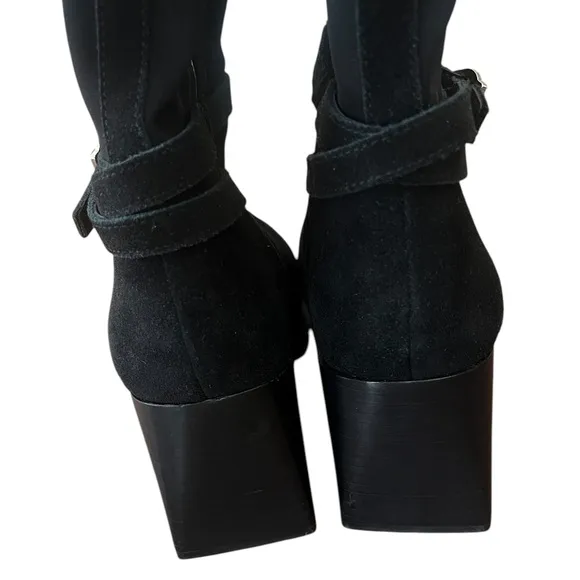 NWOT Blondo Waterproof Twyla Black Suede Boots – 9.5M