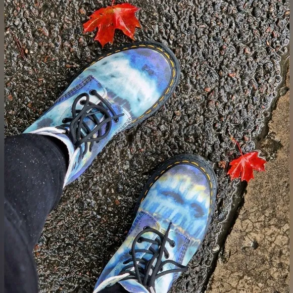 NWOT Dr. Martens Unisex 1460 Pascal Tie Dye Leather Boots