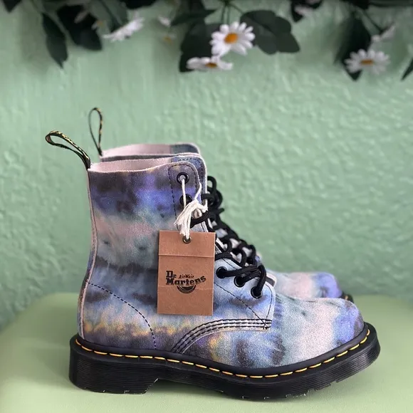 NWOT Dr. Martens Unisex 1460 Pascal Tie Dye Leather Boots
