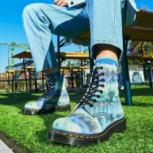 NWOT Dr. Martens Unisex 1460 Pascal Tie Dye Leather Boots