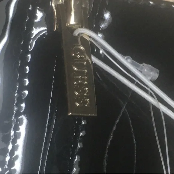 NWOT GUESS MOTO PATENT LEATHER BOOTS