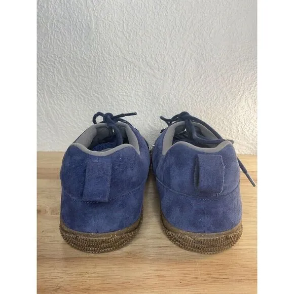 NWOT Hybrid Green Label Curious HGL3017 Suede Lace Up Sneakers Men Size 13 Blue