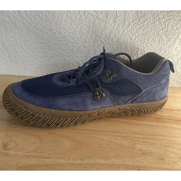 NWOT Hybrid Green Label Curious HGL3017 Suede Lace Up Sneakers Men Size 13 Blue