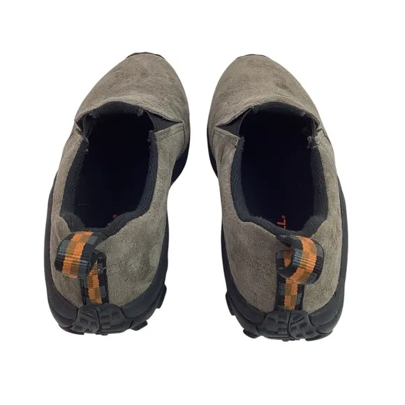 NWOT Merrell Jungle Moc Suede Leather Slip On Shoes Gray