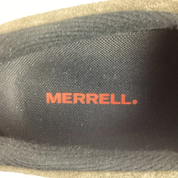 NWOT Merrell Jungle Moc Suede Leather Slip On Shoes Gray