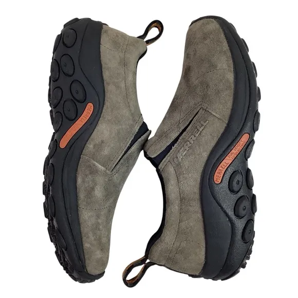 NWOT Merrell Jungle Moc Suede Leather Slip On Shoes Gray