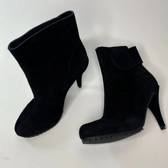 Nwot Pablo Garcia Suede Heeled Boots 38