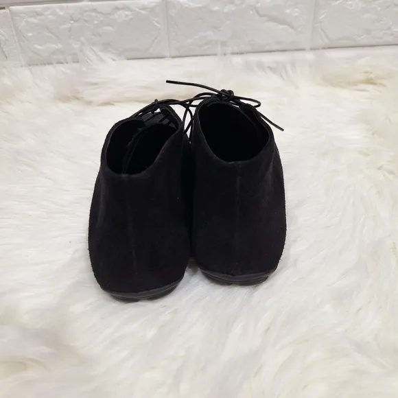 NWOT PRADA Black Suede Dessert Lace Up Booties Sneakers