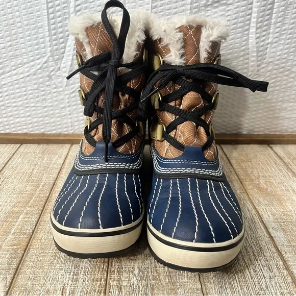 NWOT Sorel Tivoli Admiral Canvas Waterproof Boots Size 7