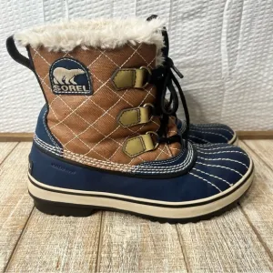 NWOT Sorel Tivoli Admiral Canvas Waterproof Boots Size 7