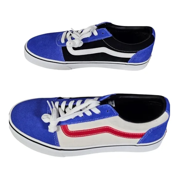 NWOT Vans Ward Lo &quot;Rally Suede Dazzling Blue&quot; sneakers