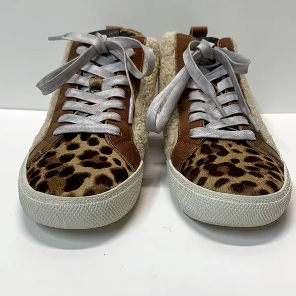 NWOT Vince Camuto Leather Shoes High-top Sneakers