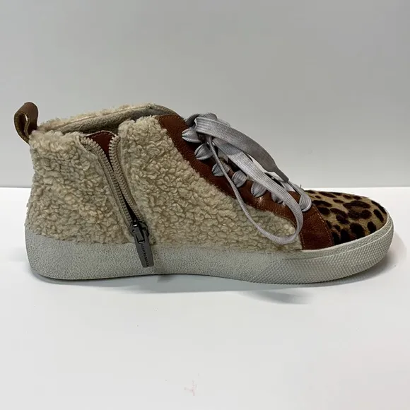 NWOT Vince Camuto Leather Shoes High-top Sneakers