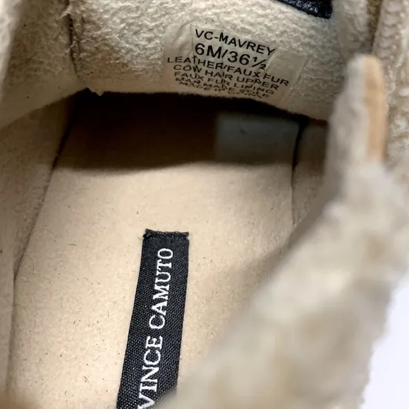 NWOT Vince Camuto Leather Shoes High-top Sneakers