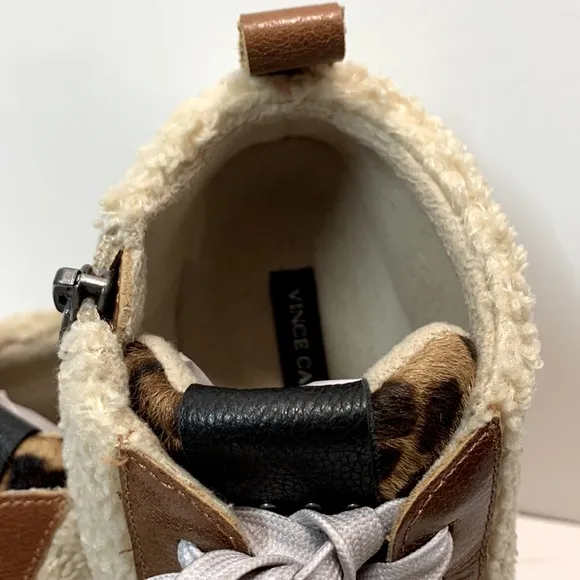 NWOT Vince Camuto Leather Shoes High-top Sneakers