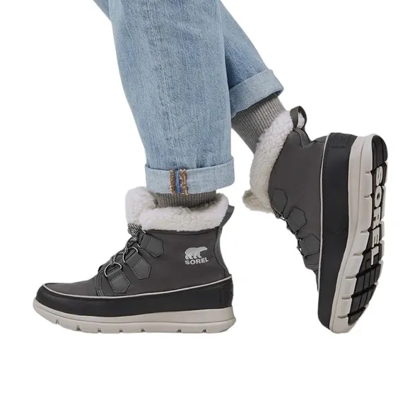 NWOT Women’s Sorel Explorer Carnival Gray Boots – Sz 9.5