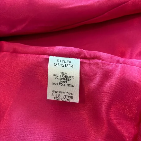NWOT ZENANA HOT PINK FUCHSIA OVERSIZED BLAZER JACKET SUMMER FALL BUSINESS WORK