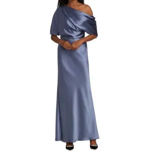 NWT Amsale Satin One-Shoulder Gown Size 4