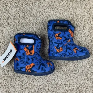 NWT Baby Bogs Dino waterproof rain boots sz 4