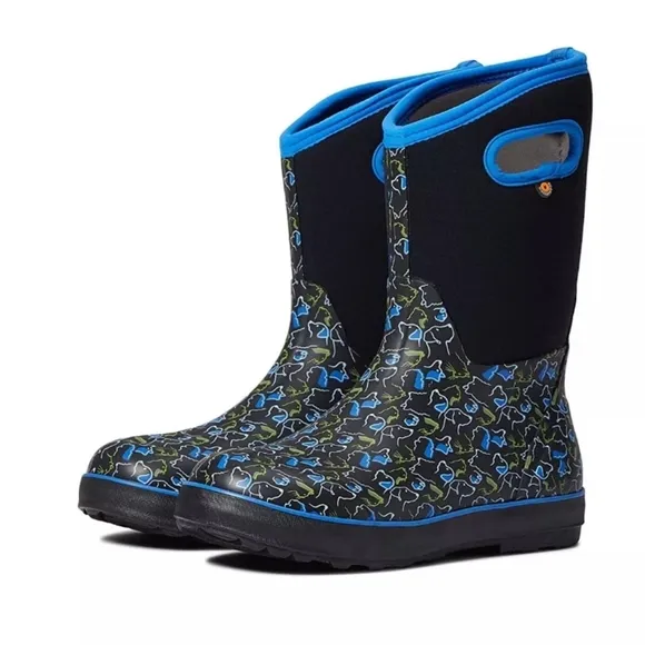 NWT Bogs Kids Unisex Classic II Pets Waterproof Boots Size 11
