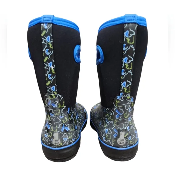 NWT Bogs Kids Unisex Classic II Pets Waterproof Boots Size 11