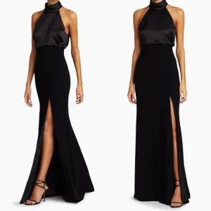 NWT Cinq A Sept Alexandra halterneck gown $695