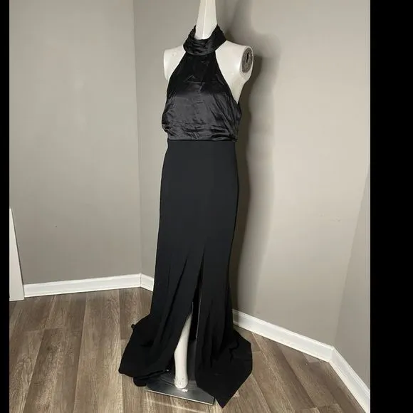 NWT Cinq A Sept Alexandra halterneck gown $695